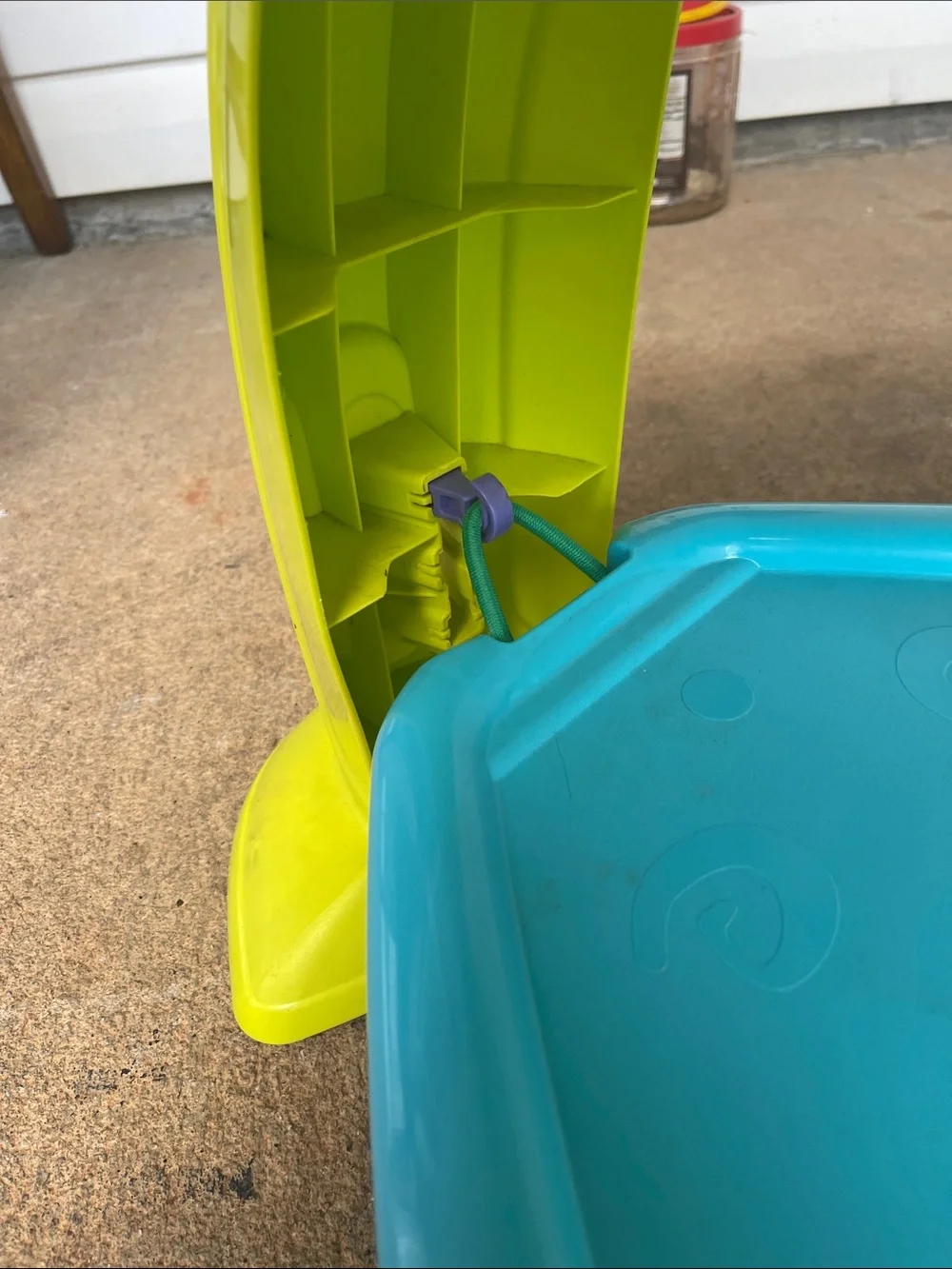 Baby Activity Seat with Green Patterned Seat and Multicolor Toys